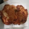 El cooksnap de Luz Camet cuando hizo Pechugas de pollo rellenas con jamón y queso, con puré mixto .