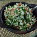 El cooksnap de Julieta Luján cuando hizo Tabulé (Ensalada libanesa de trigo).