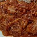 El cooksnap de Berenice Jasso cuando hizo Cochinita pibil.
