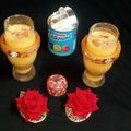 Ananya kapoor 's cooksnap of when they made Mango shake.
