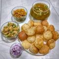NehaL Jain's cooksnap of when they made Pooris of Panipuri.