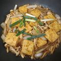吳松燕 的 洋蔥鮑菇燒豆腐 cooksnap