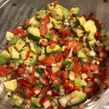 El cooksnap de Yenia Angulo García cuando hizo Pico de gallo.