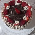 El cooksnap de Marita Sosa cuando hizo Torta de cumpleaños con crema moka y frutillas 🍓.