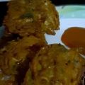  Chef Richa pathak. का कुकस्नैप जब उन्होंने प्याज पकौड़े बनाया था।