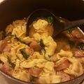 Dusty's cooksnap of when they made Sausage & Cheese Tortellini Soup.