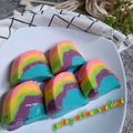 Cooksnap dari Najihatur Rejki untuk resep (2.14) Rainbow Bread Pudding