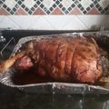 El cooksnap de Ledys Gonzalez cuando hizo Pernil de cerdo a la colombiana.