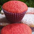 El cooksnap de graciela martinez IG @gramar09ok ☺💗 cuando hizo Muffins de frutilla con polvo de gelatina.