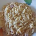 Cooksnap από Chara στη συνταγή Κριθαράκι καρμπονάρα