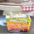Cooksnap dari DapurHangat & DapurDingin untuk resep Rainbow Crepes Cake