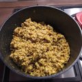 Anna Urbán Cooksnap-ja, amikor elkészítette a(z) Indiai ízekre hangolt darált húsos rizses egytálétel receptet.