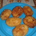 El cooksnap de Yesica cuando hizo Croquetas de arroz con jamón y queso.