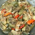 Cooksnap dari Gertrude Agnès untuk resep Tumis Terong Bulat Teri Pedas