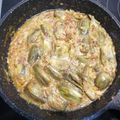 El cooksnap de Jordi Laporta cuando hizo Alcachofas en salsa.