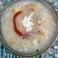 Deepali dake Kulkarni's cooksnap of when they made स्वीट कॉर्न सूप.