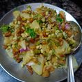 Sarika Sharma का कुकस्नैप जब उन्होंने स्प्राउट्स छोले की चाट(sprouts chole ki chaat recipe in hindi) बनाया था।