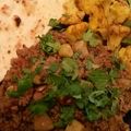 Devon's cooksnap of when they made Ground Beef Kheema.