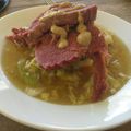 Ryan Goodwin's cooksnap of when they made Corned Beef and Cabbage (Leprechaun Stew).