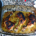 El cooksnap de Juancho Fuentes cuando hizo Pollo asado con miel y mostaza.