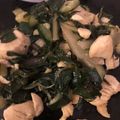 El cooksnap de Amaia Beeme cuando hizo Calabacín, acelgas y carne picada.
