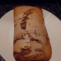 El cooksnap de Paola Andrea cuando hizo Budín marmolado.