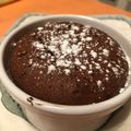 El cooksnap de Elsy Vreysen cuando hizo Coulant de chocolate.