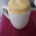 El cooksnap de Tania Baella cuando hizo Torta en taza en microondas.