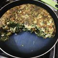 El cooksnap de Maribel Sanchez cuando hizo Tortilla de acelga y queso.