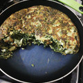 El cooksnap de Maribel Sanchez cuando hizo Tortilla de acelga y queso.