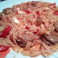 Cooksnap από Georgia Nikolaidou στη συνταγή Κριθαρότο με χωριάτικο λουκάνικο