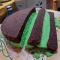 Cooksnap dari Lina Fitri untuk resep Bolu kukus paduan ketan hitam dan pandan