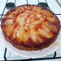 El cooksnap de Paula Schiaffino cuando hizo Torta invertida de manzanas.