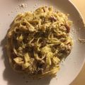 El cooksnap de raulbeni cuando hizo Fettuccine a la carbonara.