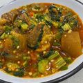 Cookingwithseki 's cooksnap of when they made Okra soup.