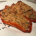 El cooksnap de YoshimonGo🇯🇵 cuando hizo Pimientos rellenos a la”carbonara”.