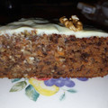 El cooksnap de Estefania Rodriguez cuando hizo Carrot cake con cobertura de chocolate blanco .