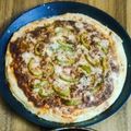 Dipa Bhattacharyya's cooksnap of when they made গোল্ডেন ডিলাইট পিজ্জা (ভেজ ও নন ভেজ) (golden delight pizza recipe in Bengali).