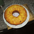 El cooksnap de María José Ponce de Leon cuando hizo Budín naranja-banana con harina maíz.