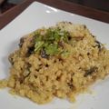 El cooksnap de Alejandro Weiss cuando hizo Risotto de mote al curry con champiñones 🍲🍄.