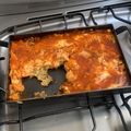El cooksnap de Patricia Beatriz Zembrino cuando hizo Pizza con masa de polenta.