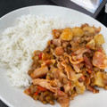 El cooksnap de Jocelyn M.Z. cuando hizo Lentejas con chorizo y arroz.
