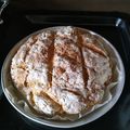 Cooksnap από Λαμπρινη Λαζαρη στη συνταγή Ψωμάκι τραγανό και γρήγορο χωρίς φούσκωμα