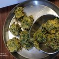 Pinal Patel's cooksnap of when they made મેથી ના ક્રિસ્પી ગોટા (Methi Crispy Gota Recipe In Gujarati).