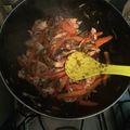 El cooksnap de Jessica Villafane cuando hizo Relleno para tacos.