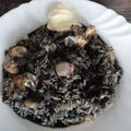 El cooksnap de Mari Carmen cuando hizo Arroz negro en barbacoa de gas weber o similar.