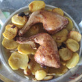 El cooksnap de Myriam cuando hizo Contramuslos de pollo asado con patatas.