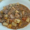 El cooksnap de Alan Bonetto cuando hizo Guiso de Lentejas (lentejon) bien cargado, potente.