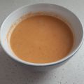 El cooksnap de MaryGlory cuando hizo Gazpacho andaluz.
