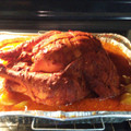 El cooksnap de Iza Siri cuando hizo Pavo navideño relleno.